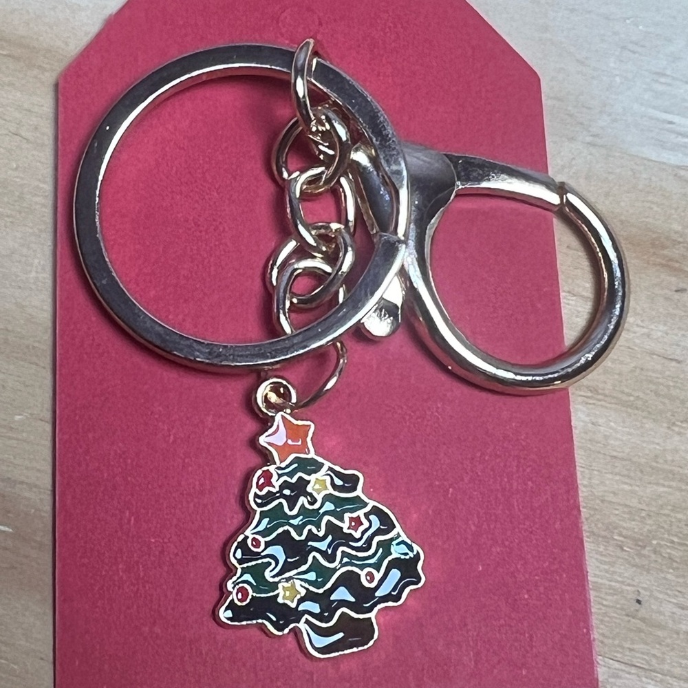 *5/$15* Christmas Tree Bag Charm Keychain